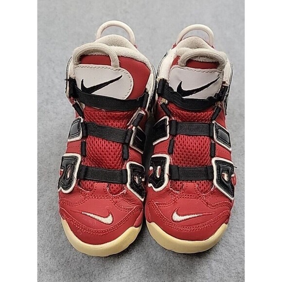 Nike Air Baby Shoes 1 Year Red Black DB2874-600 Basketball Gift READ - Picture 1 of 12